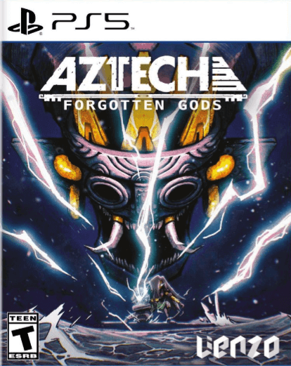 Aztech Forgotten Gods box art for Playstation 5